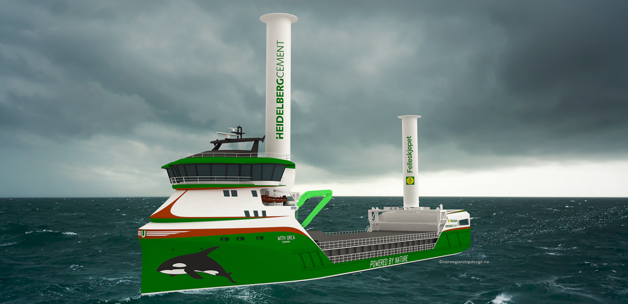 Världens första vätgasdrivna lastfartyg kommer att trafikera Norges kust